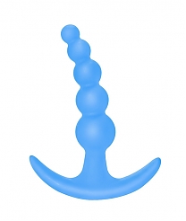 Анальная пробка Bubbles Anal Plug Blue (длина — 11,5 см, диаметр — 2,6 см)