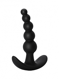 Анальная пробка Bubbles Anal Plug Black (длина — 11,5 см, диаметр — 2,6 см)