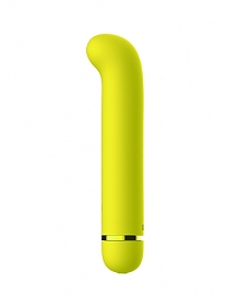 Перезаряжаемый вибратор Fantasy Flamie желтый —  20 режимов вибрации (длина — 18,5 см, диаметр — 3,3 см)