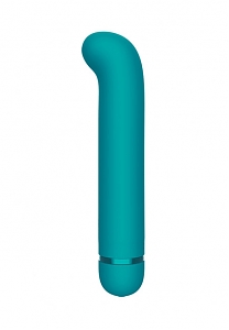 Перезаряжаемый вибратор Fantasy Flamie голубой —  20 режимов вибрации (длина — 18,5 см, диаметр — 3,3 см)