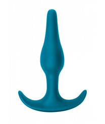 Анальная пробка Spice it up Starter голубая (длина — 10,5 см, диаметр — 2,6 см)