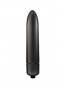 Вибропуля Indeep Mae черная (длина — 9,0 см, диаметр — 1,7 см)