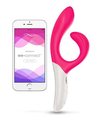 Вибратор We-Vibe Nova Pink с Smart приложением (Без коробки) — 10 режимов вибрации (длина — 12,0 см, диаметр — 3,2 см)