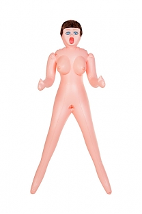 Кукла надувная Dolls-X Passion с кибер-вставкой (вагина-анус) — модель 013