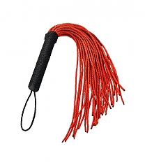 Флоггер из веревки черно-красный (длина — 48,5 см)