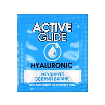 Увлажняющий интимный гель ACTIVE GLIDE HYALURONIC с гиалуроновой кислотой (3 гр)