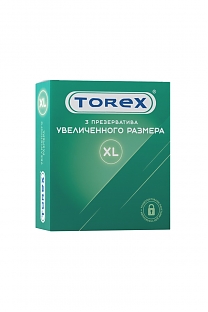 Презервативы Torex XL увеличенного размера — 3 штуки