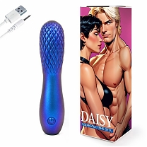 Вибромассажёр  DAISY C, 10 реж. вибрации (длина - 14 см, диаметр - 3,2 см)